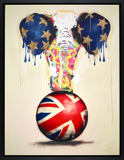 On The March by Dom Pattinson - Framed Limited Edition Box Canvas